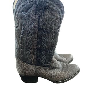 Tony leather men’s boots grey blue size 11